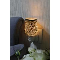 Sense Aroma Silver Crackle Tulip Mosaic Plug In Wax Melt Warmer Extra Image 2 Preview